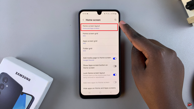 How To Change Home Screen Layout On Samsung Galaxy A16