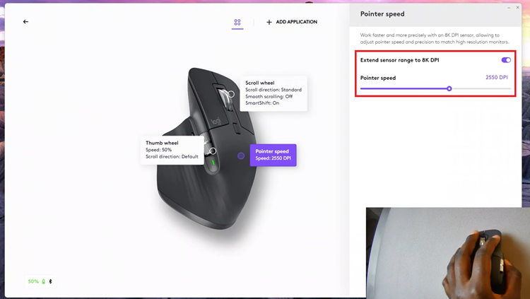 How To Change Pointer Speed On MX Master 3S