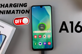 How To Disable Charging Animation On Samsung Galaxy A16