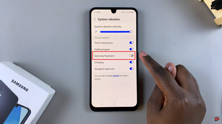 How To Disable Keyboard Vibrations On Samsung Galaxy A16