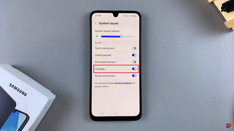 How To Enable & Disable Charging Sounds On Samsung Galaxy A16