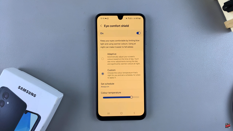 How To Enable & Disable Eye Comfort Shield On Samsung Galaxy A16