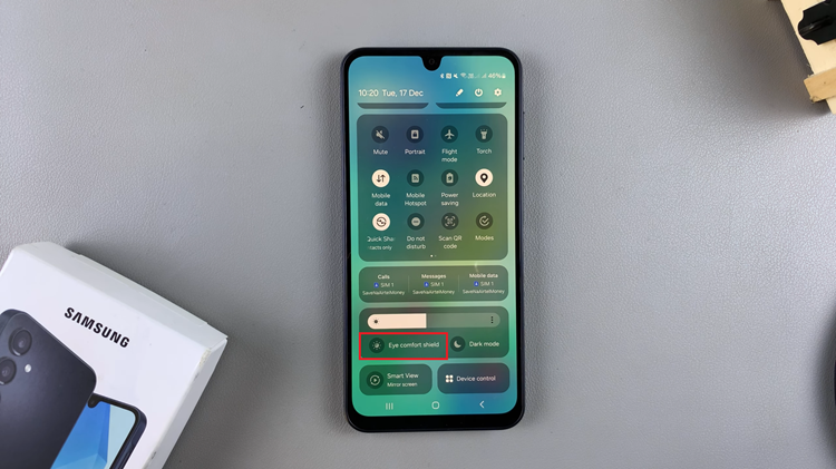 How To Enable & Disable Eye Comfort Shield On Samsung Galaxy A16