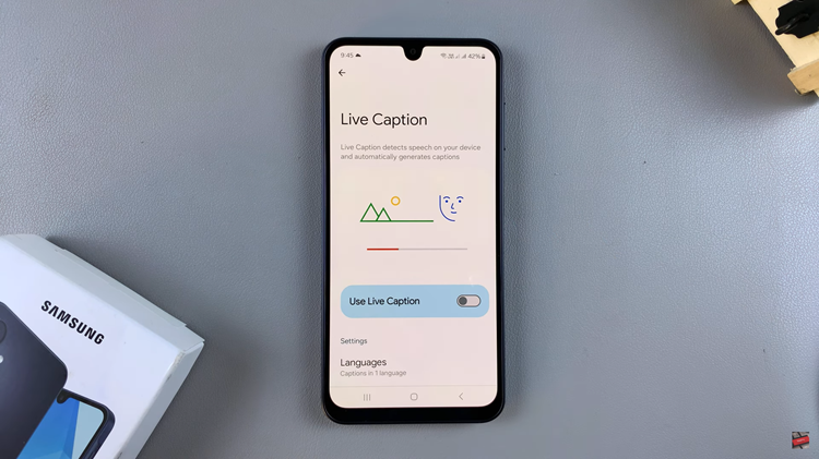 How To Enable & Disable Live Captions On Samsung Galaxy A16