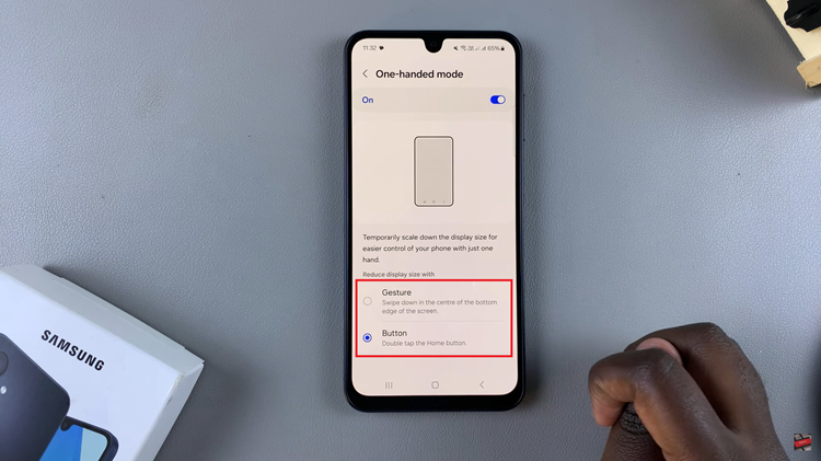 How To Enable One-Handed Mode On Samsung Galaxy A16