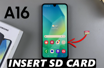 How To Insert SD Card On Samsung Galaxy A16