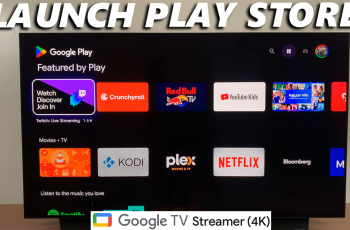 How To Open Google Play Store On Google TV Streamer 4K