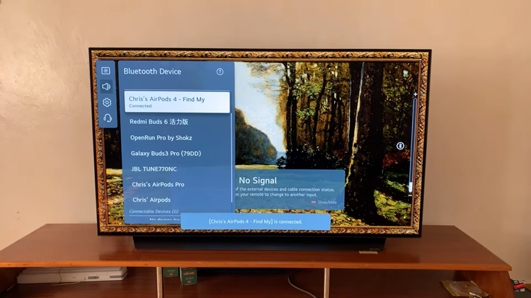 How To Pair AirPods 4 To LG Smart TV