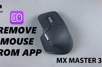 How To Remove Logitech MX Master 3S From LogiOptions+ App