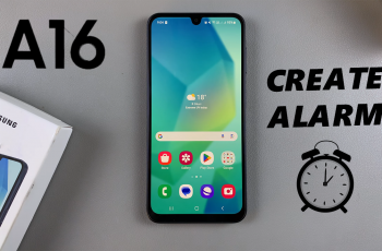 How To Set Alarm On Samsung Galaxy A16