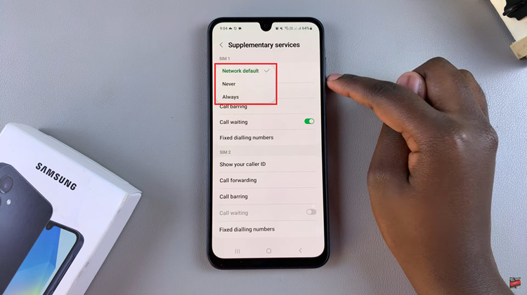 How To Show & Hide Caller ID On Samsung Galaxy A16