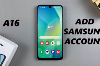 How To Sign In To Samsung Account On Samsung Galaxy A16