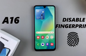 How To Temporarily Disable Fingerprint On Samsung Galaxy A16