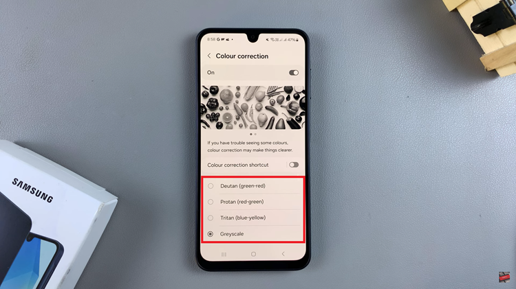 How To Turn Color Correction ON & OFF On Samsung Galaxy A16