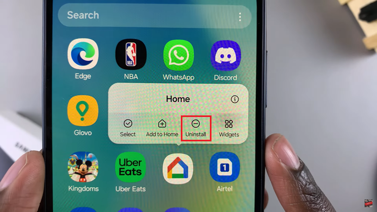 How To Uninstall Apps On Samsung Galaxy A16