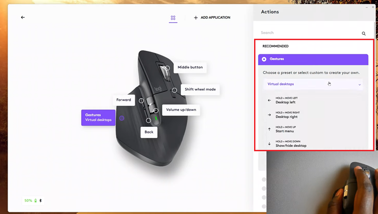 How To Use Gestures On Logitech MX Master 3S