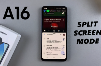 How To Use Split Screen Mode On Samsung Galaxy A16