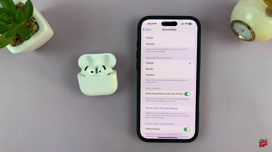 How To Enable Noise Cancellation with One Airpod On Airpods 4