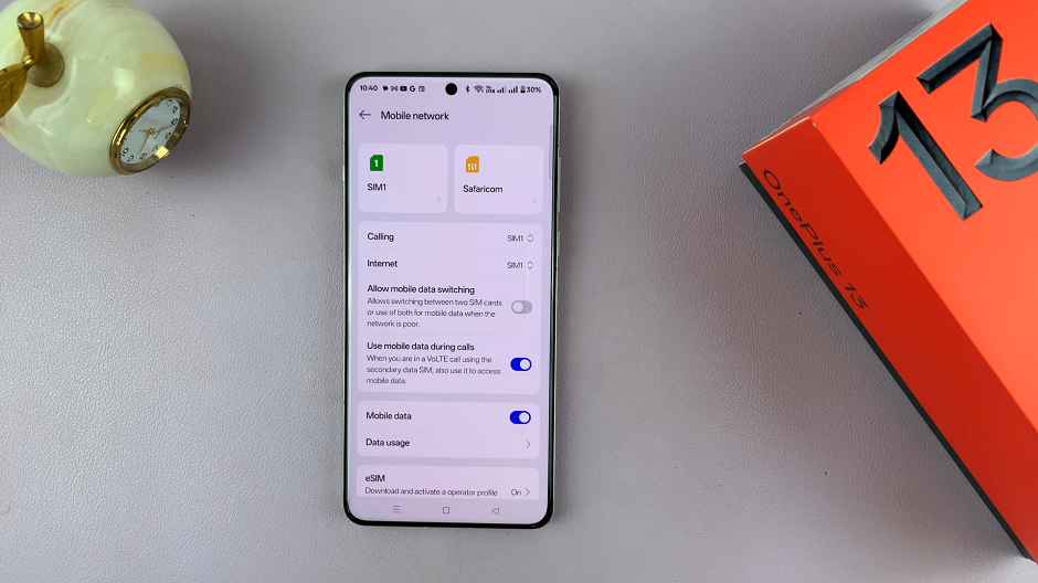 How To Manage SIM Cards On Dual SIM OnePlus 13