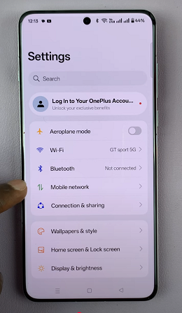 Mobile Network Settings On OnePlus 13