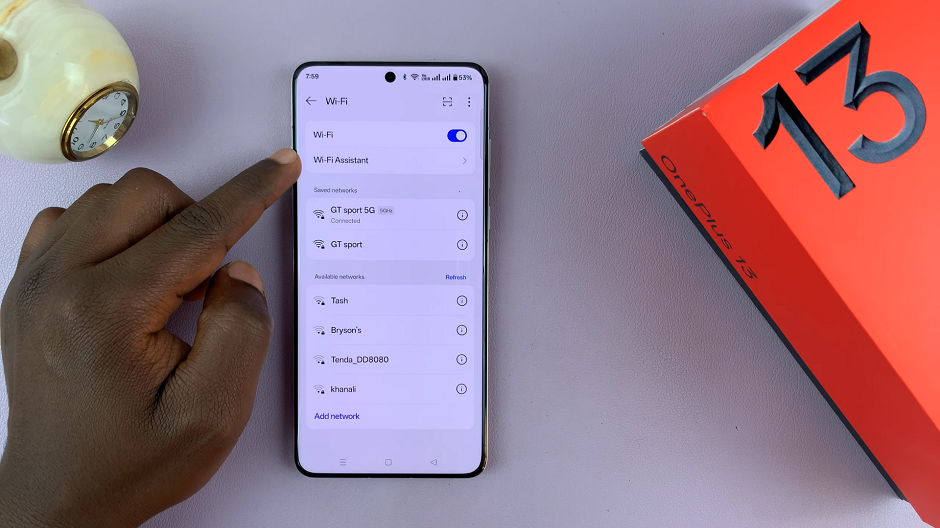 Wi-Fi Assistant On OnePlus 13