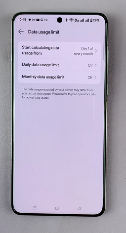 How To Set Data Usage Limit On OnePlus 13