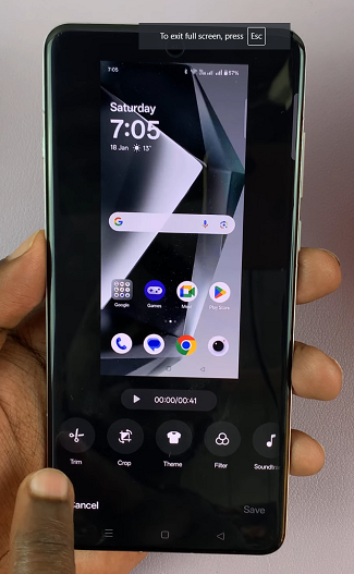 Edit Screen Recordings On OnePlus 13