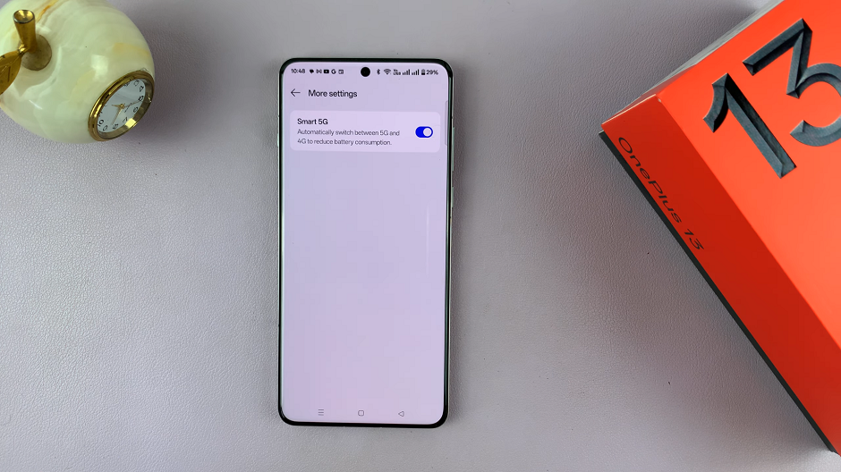 How To Enable / Disable Smart 5G On OnePlus 13