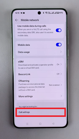 Call Settings On OnePlus 13