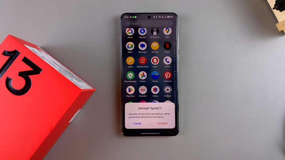 Uninstall App On OnePlus 13