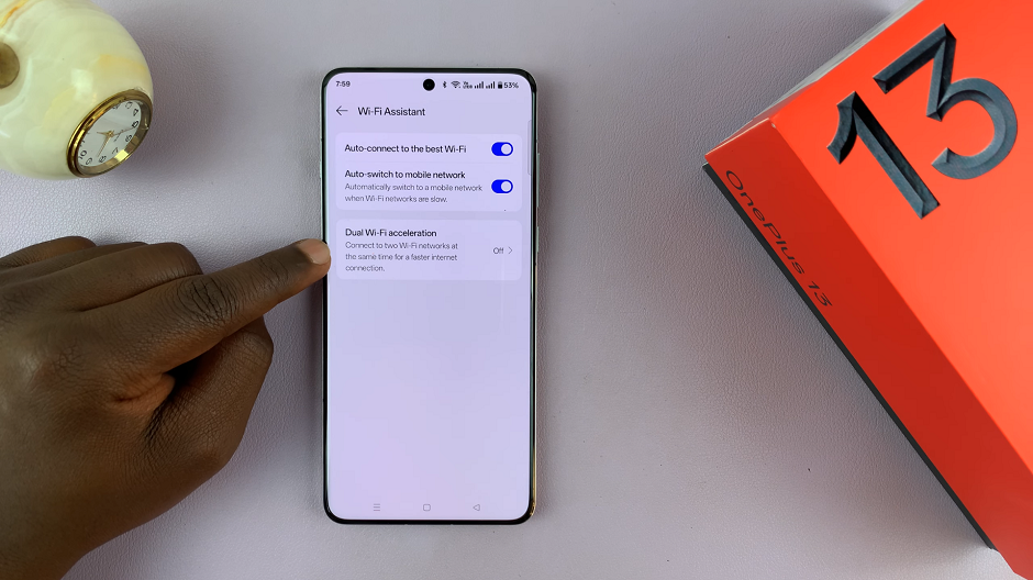 Dual Wi-Fi Acceleration On OnePlus 13