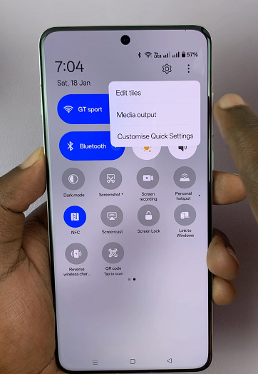 Edit Tiles On OnePlus 13