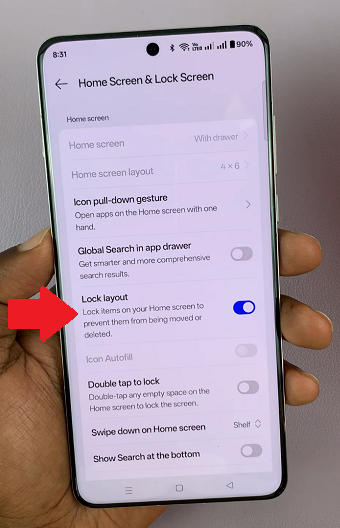 How To Lock Home Screen Layout On OnePlus 13