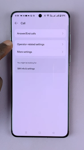 Operator-Related Settings On OnePlus 13