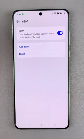 Turn On eSIM On OnePlus 13