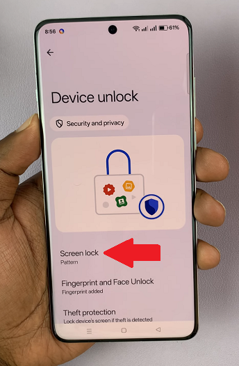 Screen Lock Setting On OnePlus 13