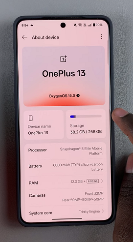 How To Check Storage Capacity On OnePlus 13
