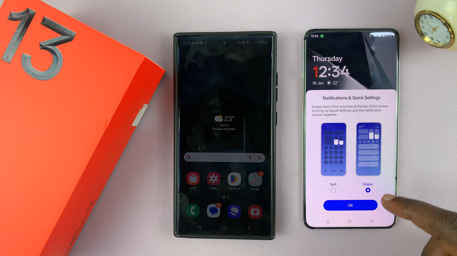 Notifications & Quick Settings On OnePlus 13