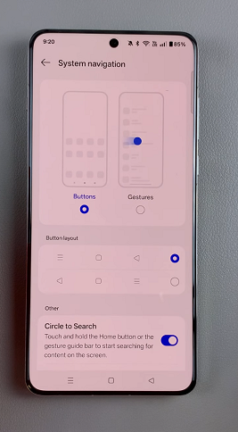 Switch Between Gestures & Buttons On OnePlus 13