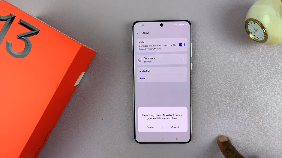 Remove (Delete) eSIM From OnePlus 13