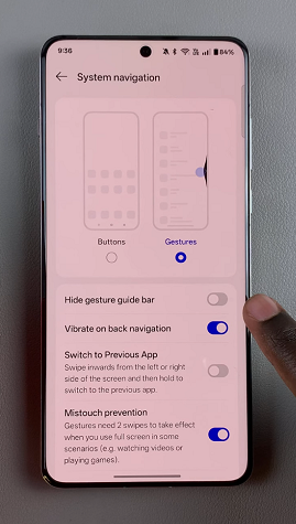 How To Disable Hide Guide Gesture Bar On OnePlus 13