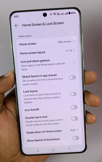 How To Unlock Home Screen Layout On OnePlus 13