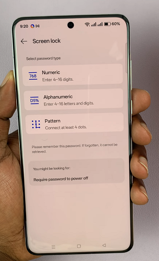 How To Set Up Lock Screen Password On OnePlus 13