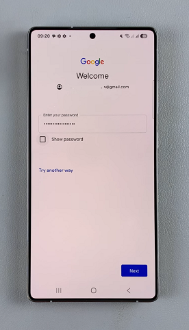 How To Sign In To Google Account To Samsung Galaxy S25