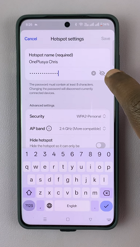 See Hotspot Password On OnePlus 13