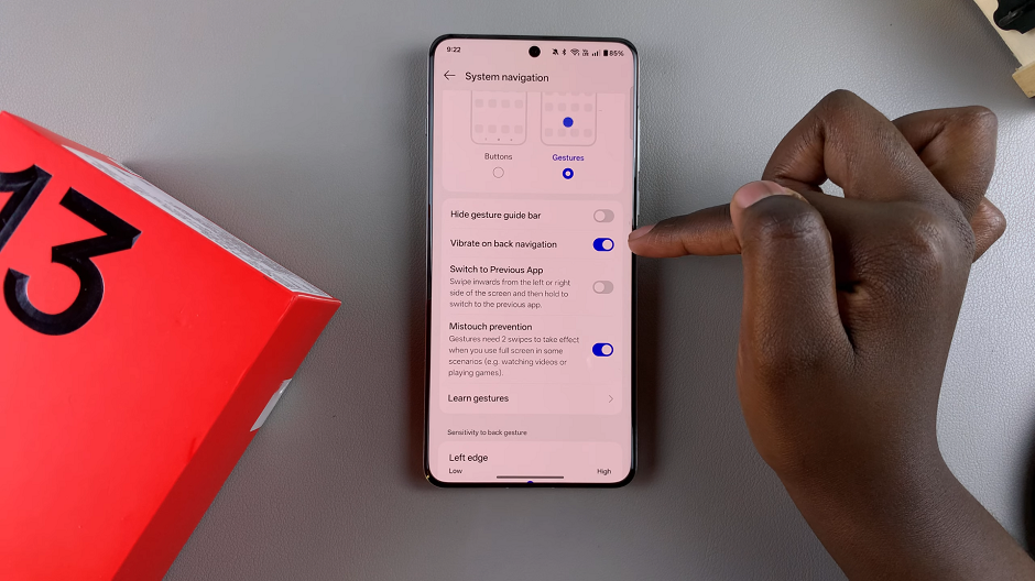 How To Switch To Gestures On OnePlus 13