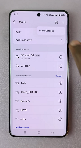 More Wi-Fi Settings On OnePlus 13