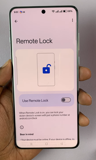 How To Enable Remote Lock On OnePlus 13