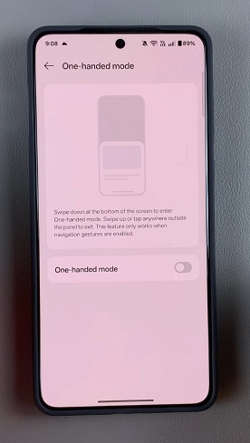 How To Enable One Handed Mode On OnePlus 13