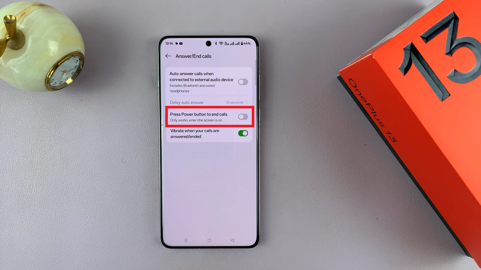 How To Disable 'Press Power Button To End Calls' On OnePlus 13